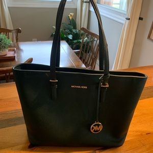 Hunter Green Michael Kors Tote